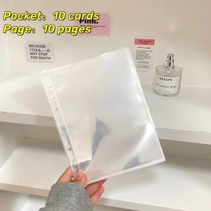 A5 High Definition Transparent Photo Album Photocard Binder Kpop Idol PostCard Album Multi-Pockets Photo Card Binder Inner Pages