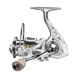 DEUKIO Spinning Fishing Reel 2000-3000 8KG Max Drag 5.2:1 3+1BB Metal Body EVA Knob CNC Handle Saltwater Long Cast Lure Reel