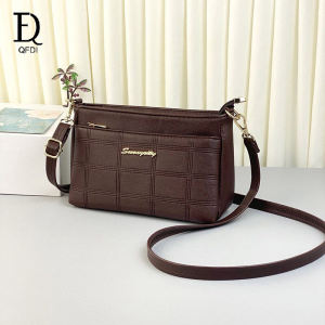 QFDI 🌼【COD】🌼กระเป๋าสะพายผญ กระเป๋าสะพายผู้หญิง กระเป๋าหนังสะพายผู้หญิง กระเป๋าสะพายข้าง กระเป๋า ยี่ห้อ จิง โจ้ กระเป๋าถือใหม่กระเป๋าสะพายหนัง PU กระเป๋าถือขนาดใหญ่กระเป๋าหนังนิ่มทรงสี่เหลี่ยมขนาดเล็ก กระเป๋าสะพายผญ กระเป๋า