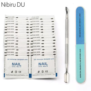 Nail Art Cleaner Set - Lint-Free UV Gel Polish Remover Wraps Manicure Cleanser Tool Kit Nail Art UV Gel polish Remover Set Tools