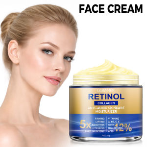 Retinol & Collagen Face Cream 30g/60g Anti-Aging Firming Moisturizer with Hyaluronic Acid Wrinkle Remover Fast Delivery