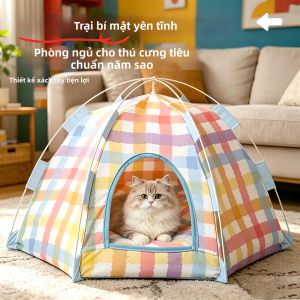 TAOKOU | Giường Thú Cưng Hơi Mát Mùa Hè Bán Kín