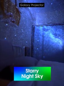 Galaxy Star Projector Night Light Planetarium with Time Setting Lighting Effects and 360 Rotatable