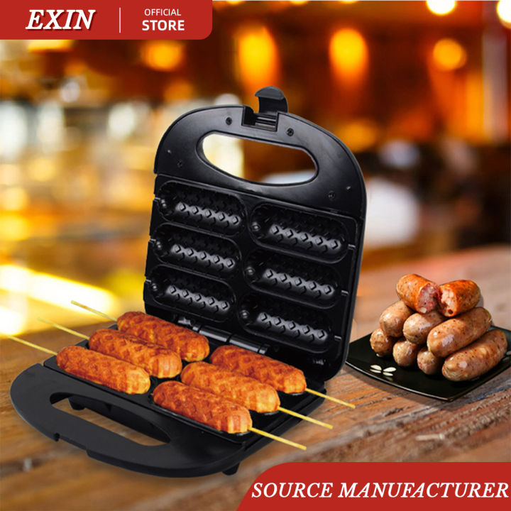 EIN Original Electric Hotdog Waffle Maker Nonstick Bread Maker Machine