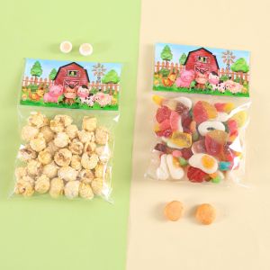 30/50 Chiếc Túi Kẹo Hình Thú Trang Trại Cho Trẻ Em Trang Trí Tiệc Sinh Nhật 1 Tuổi Tiệc Chào Đón Em Bé Túi Quà Tặng Đồ Dùng Cho Tiệc Sinh Nhật