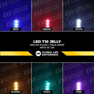 WERACE LED Sen Senja T10 Mini Jelly No Flash / Tidak Kedip
