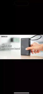 SG【STOCK】CCC-certified 65W 20000mAh fast-charging power bank With Built in Cable For iphone Samsung