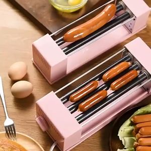 เตาย่างไส้กรอก เครื่องปิ้งไส้กรอก เตาปิ้งแบบหมูน 🍣พร้อมส่งเมื่อ 3-4 วัน