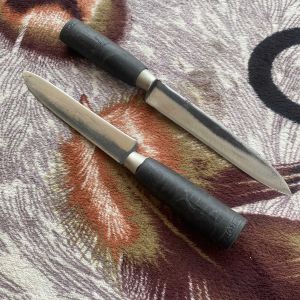 Paket murah 2pc pisau dapur & daging baja hss original