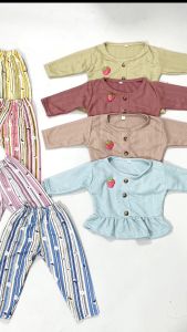 Setelan Muslim Anak Balita LYLI Set Muslim Anak Balita 0-4 Tahun BENNA