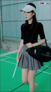 Túi đựng vợt Pickleball ZDK PK2 thời trang có dây đeo chéo nhiều ngăn chứa 2 vợt 4 bóng tiện lợi