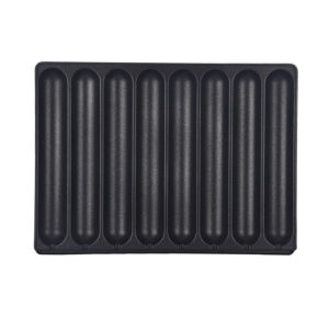 【HOSPORT】8 Grids BBQ Grilling Pan Anti-Scald Thickened Hot Dog Plate Aluminum Sausage Mould Tray for Indoor Outdoor Camping【1-3 days delivery】