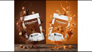 ALLEGRO Gourmet Sauces - Chocolate Caramel & White Chocolate (1 Liter each) Coffee Shop Quality Dessert Topping