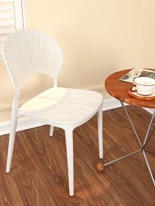 MYHOME Nordic Chair Plastic Chair Thickened Dining Chair Furniture Home Chair Cafe Chair Study Chair Living Chair