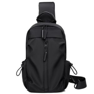WYTD Waterproof Chest Bag Men Crossbody Bag Fashion Shoulder Bag Casual Scratch-proof Sports Bag