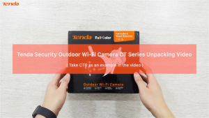 Tenda CT3 2MP 1080P Full Color Outdoor Security Wifi Camera | Wireless CCTV | Weather Proof | Sound and Light Alarm