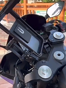 Electric Vehicle and Motorcycle Folding Phone Holder Shockproof And Waterproof 360° Rotating Holder Bicycle Phone Holder