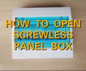 Panel box set with 4 circuit breakers63A Pure copper（ Store models and home models and Villa）