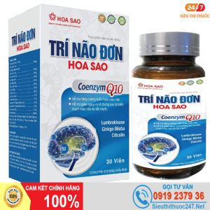 Trí Não Đơn Hoa Sao - Hỗ trợ tuần hoàn não phòng ngừa tai biến