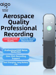 Aigo | HD Noise Reduction Voice Recorder Large Capacity Long Battery Life