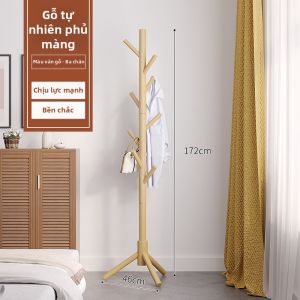 Giá Đứng Treo Quần Áo Gỗ