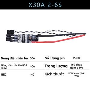 SUNNYSKY | Bộ Điều Khiển Tốc Độ Điện Tử Drone 30A 2-6S