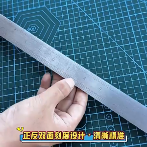 ไม้บรรทัดสแตนเลส ขนาด53cm ไม้บรรทัดเหล็ก (หนา) ไม้บรรทัด ไม้บรรทัดฟุตเหล็ก Stainless Steel เครื่องมือวัดขนาด การวาดภาพ พร้อมส่ง ไม้บรรทัดสเกล ไม้บรรทัดยาว Office&Home Shop