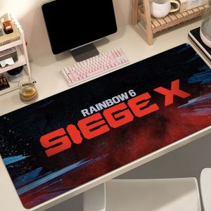 Game R-Rainbow Six Siege R6 Mouse Pad Non-slip Thickened MousePad Student Gaming Cushion Large Writing Lockedge Office