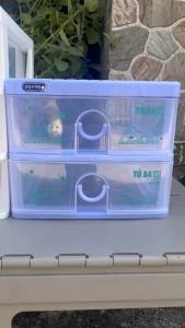 Tủ nhựa duy tân Tomi A4 nhiều ngăn - Đựng vừa giấy A4 { Đã Lắp Sẵn } Giao Hoả Tốc