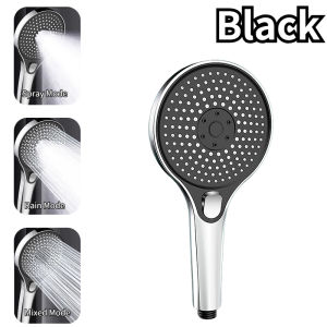 3 Modes Strong Pressurized Shower Head with Filter Large Flow High Pressure Handheld Shower Nozzle Household Shower Accessories