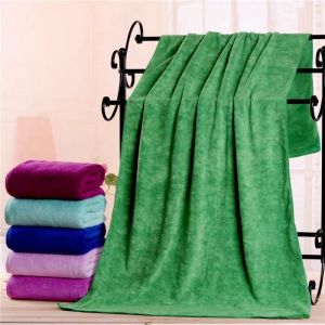 ผ้าเช็ดตัวนาโนสีพื้น ขนาด70×140cm. นน.280กรัม ผ้าซับน้ำดีเยี่ยม ผ้าไม่เป็นขุย ผ้าเช็ดตัวอาบน้ำ