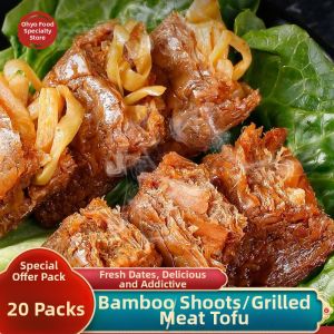 Hand Torn Bamboo Shoots and Bean Curd Dried Snack Pork Bits