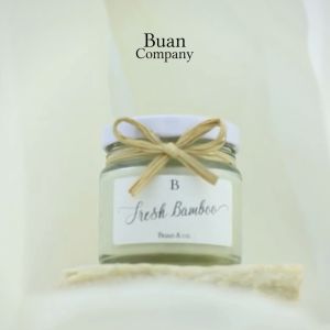 Buan & Co.'s Fresh Bamboo Scent Jammy Jar Soy Blended Premium Scented Candles