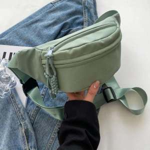 Ladies Canvas Crossbody Bags Solid Color Women Sling Waist Pack Tendance 2023 Womens Chest Bag Waterproof Hiking Bag Handbags