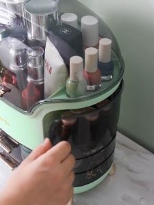 Cosmetic Storage Box Large Capacity Transparent And Dustproof Storage Box Can Be Stored In Different Areas Desktop Storage Box Convenient Storage