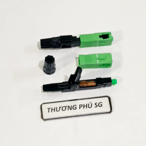 Đầu quang mạng SC / APC Xanh lá (Fast Connector Optical Fiber - Rệp quang APC) / Bán 2 Rệp