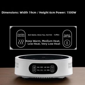 [China Plug Without Adapter] SHUQUE | Electric Self-heating Tea Boiling Clay Pot 1500W