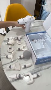 massager gun กล้ามเนื้อไม่เมื่อยล้าอีกต่อไป 12หัว เครื่องนวดไฟฟ้า ปืนนวด ปรับได้ 8 เกียร์ สำหรับนวดกล้ามเนื้อ บรรเทาความเมื่อยล้าของกล้ามเนื้ออย่างล้ำลึก เครื่องนวด ปืนนวดกล้ามเนื้อ ปืนนวดเนื้อเยื่อส่วนลึก