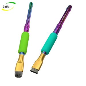 Mijing 2 in 1แปรงทำความสะอาดแผ่นวงจรรวมป้องกันไฟฟ้าสถิตย์สำหรับมือถือมาเธอร์บอร์ด iphone pcb ชิป cpu สะอาดกำจัดกาวชุดเครื่องมือซ่อมแซม