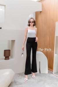 กางเกงขายาวขาม้า กางเกงขาบาน กางเกงเป็นทรงขาม้า ฟรีไซส์ ใส่แล้วขาดูเรียวมากกก