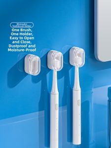 Dehub | Wall-mounted Dust-proof Toothbrush Holder