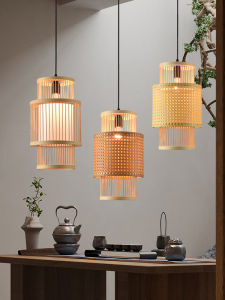 SANGEJIANGREN | New Chinese Style Zen Bamboo Pendant Light
