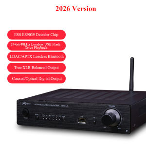 Nobsound | Lossless HIFI Digital Audio Decoder Built-in ES9039Q2M DAC QCC5124 Bluetooth 5.2 XLR Balanced Output Fever-grade Audio Player