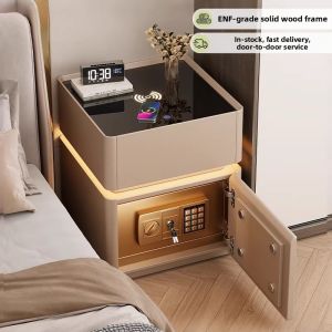 MINGLI | Luxurious Smart Solid Wood Nightstand