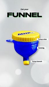 Musclemeds/MHP - Funnel/Corong Whey Protein Storage Corong Susu Ori