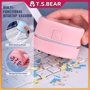 Mini Desktop Vacuum Portable Keyboard Table Cleaner Wireless Dust Vacuum Vakum Kecil Meja Pembersih Meja Mini 迷你吸尘器 EL02