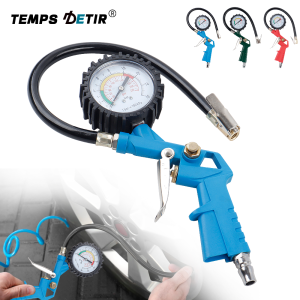 220 PSI Precise Tire Pressure Gauge JP Convenient Pressure Regulation Durable Hose Inflator Pump for SUV/Bike/Truck Tire Repair