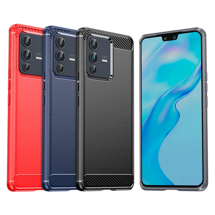 LANLIN For Huawei Nova 2i Nova 2 Lite Nova 2 Plus Nova 3i Nova 3e Nova 3 Nova 4e Nova 4 Phone Case High-grade Carbon Fiber Cover Soft TPU For Huawei Nova 2i Case