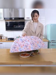 Bossku Foldable Dish Cover Kitchen Fly Cover Leftover Food Dust Cover Food Cover Dining Table Tudung Saji Makanan 保温菜盖