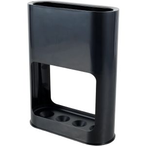 Umbrella Stand With 4 Holes Umbrella Storage Rack Plastic Removable Drip Tray Freestanding Umbrella Holders for Home Office